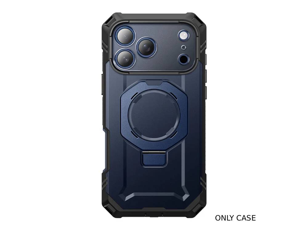 i-Blason Unicorn Beetle GRIP PRO MagSafe Case with HD Tempered Glass for iPhone 17 Pro Max - Blue