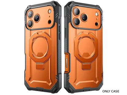 i-Blason Unicorn Beetle GRIP PRO MagSafe Case with HD Tempered Glass for iPhone 17 Pro Max - Orange
