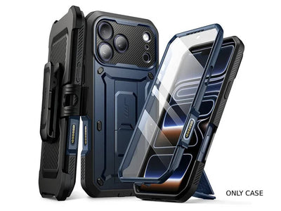 i-Blason Unicorn Beetle PRO Rugged Case with Built-in Screen Protector for iPhone 17 Pro Max - Blue