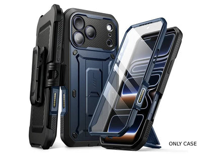 i-Blason Unicorn Beetle PRO Rugged Case with Built-in Screen Protector for iPhone 17 Pro Max - Blue