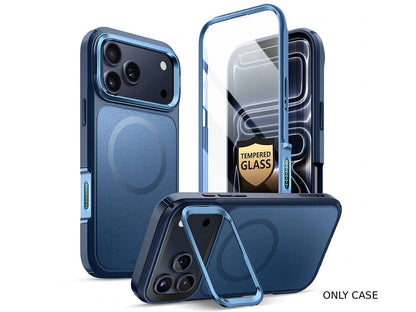 i-Blason ARES FLIP MagSafe Case with Kickstand for iPhone 17 Pro - Blue
