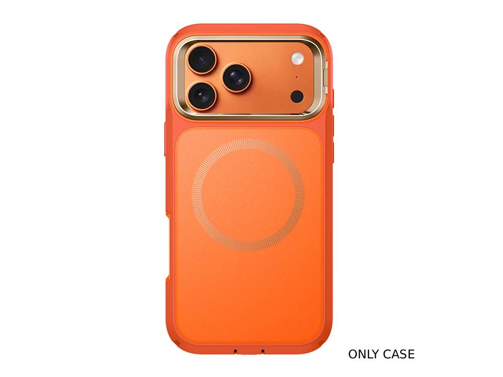 i-Blason ARES FLIP MagSafe Case with Kickstand for iPhone 17 Pro - Orange