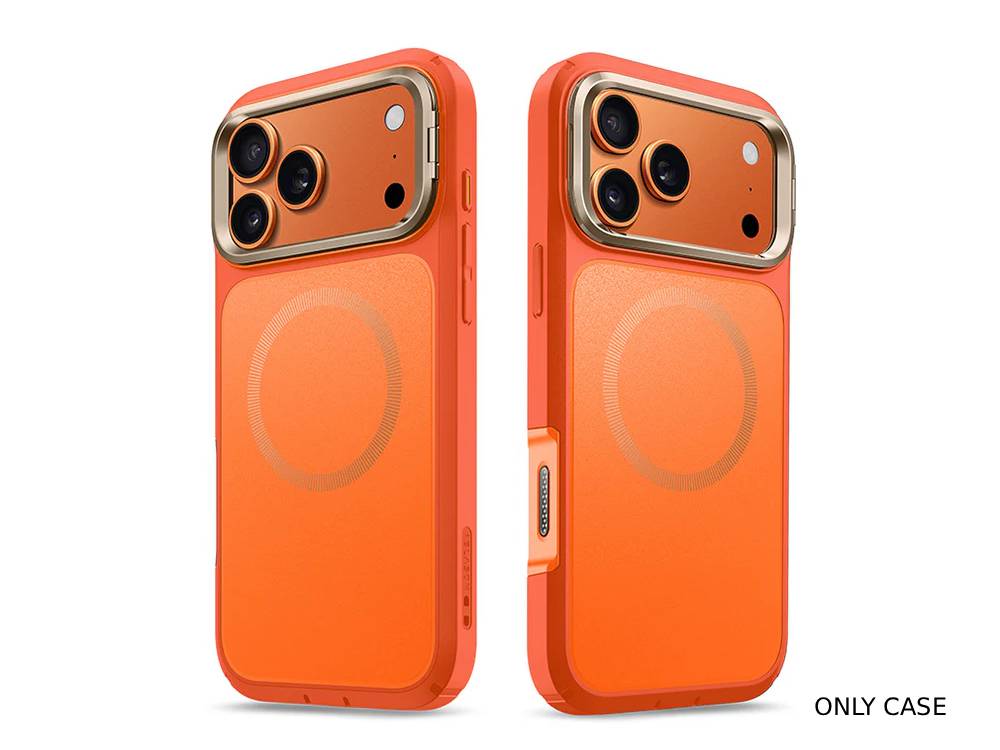 i-Blason ARES FLIP MagSafe Case with Kickstand for iPhone 17 Pro Max - Orange