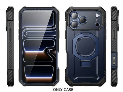 i-Blason Unicorn Beetle GRIP PRO MagSafe Case with HD Tempered Glass for iPhone 17 Pro - Blue