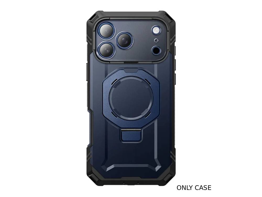 i-Blason Unicorn Beetle GRIP PRO MagSafe Case with HD Tempered Glass for iPhone 17 Pro - Blue