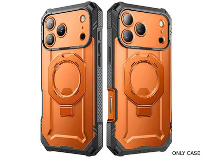 i-Blason Unicorn Beetle GRIP PRO MagSafe Case with HD Tempered Glass for iPhone 17 Pro - Orange