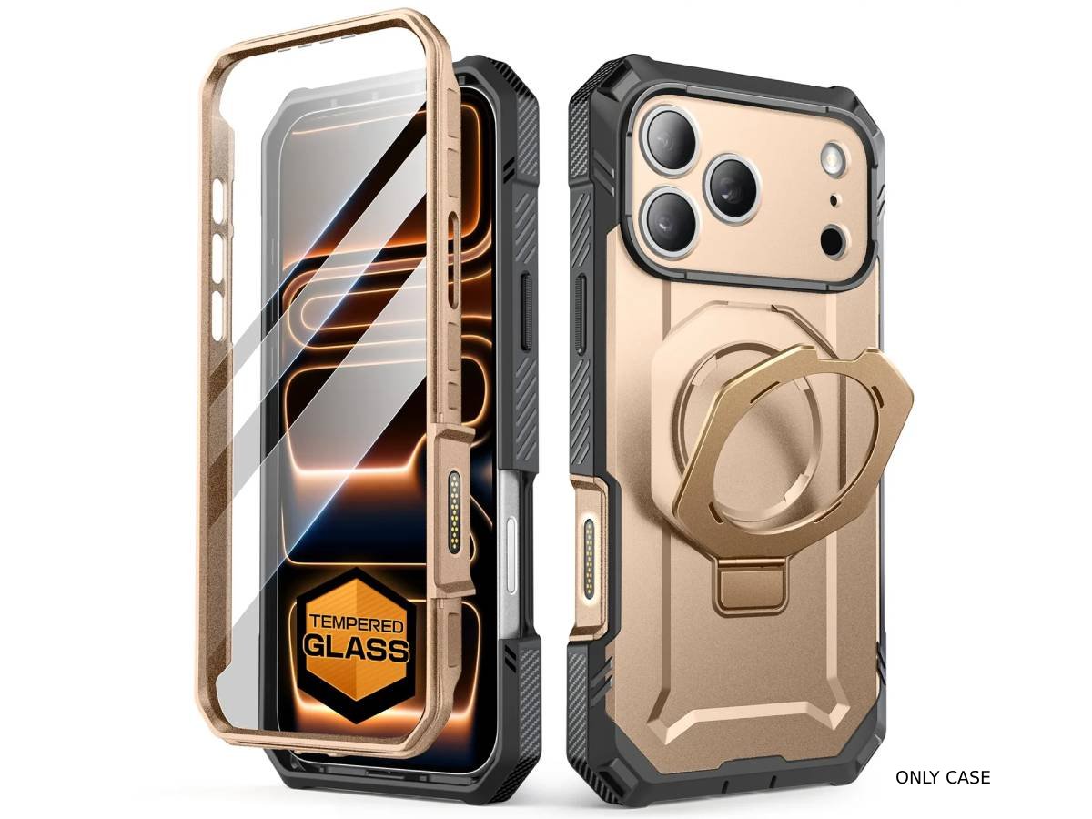 i-Blason Unicorn Beetle GRIP MagSafe Case for iPhone 17 Pro Max - Gold