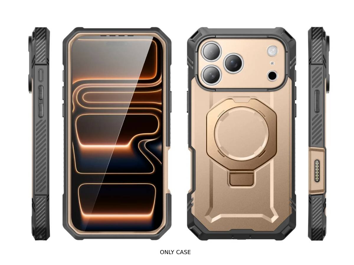 i-Blason Unicorn Beetle GRIP MagSafe Case for iPhone 17 Pro Max - Gold