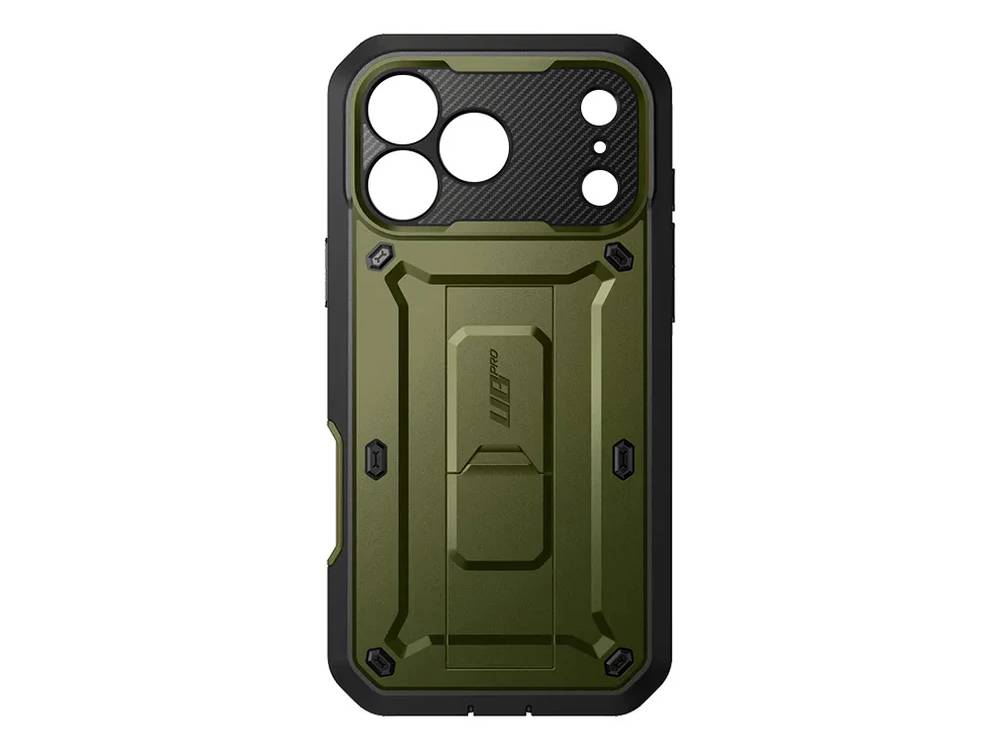 i-Blason Unicorn Beetle PRO Rugged Case with Built-in Screen Protector for iPhone 17 Pro Max - Dark Green