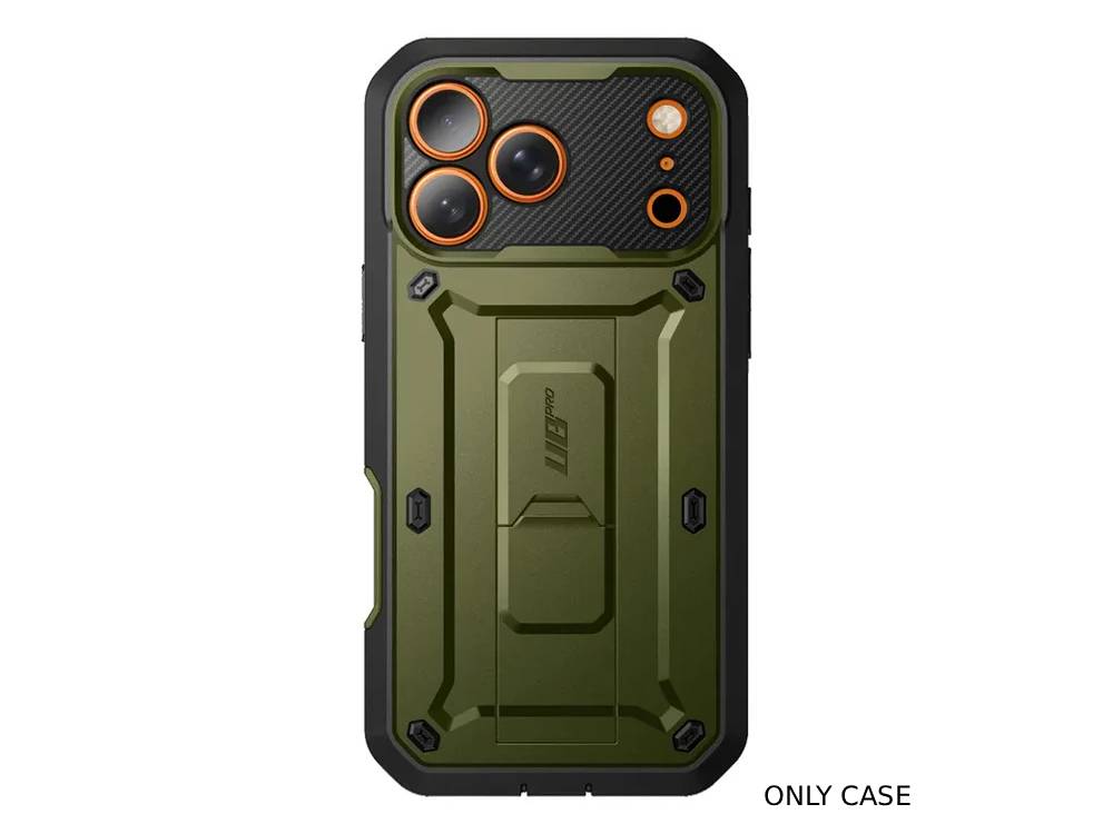 i-Blason Unicorn Beetle PRO Rugged Case with Built-in Screen Protector for iPhone 17 Pro Max - Dark Green