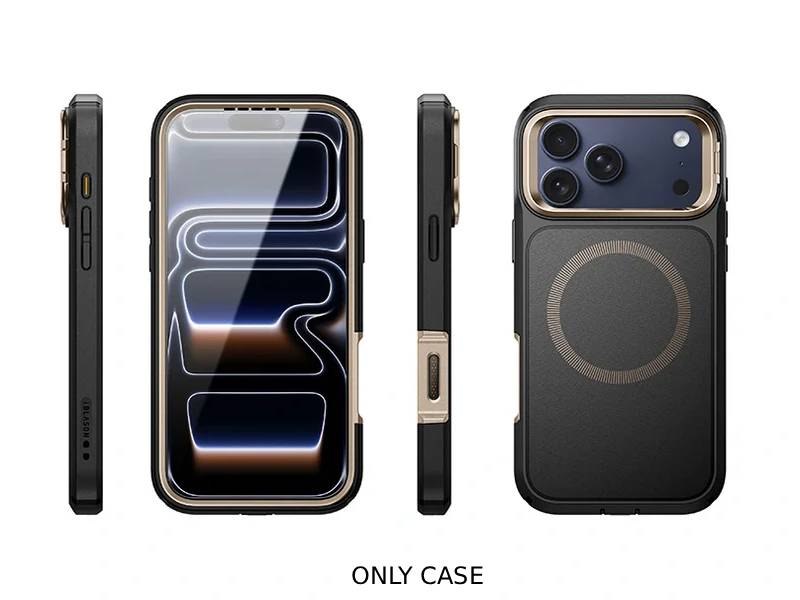 i-Blason ARES FLIP MagSafe Case with Kickstand for iPhone 17 Pro Max - Desert