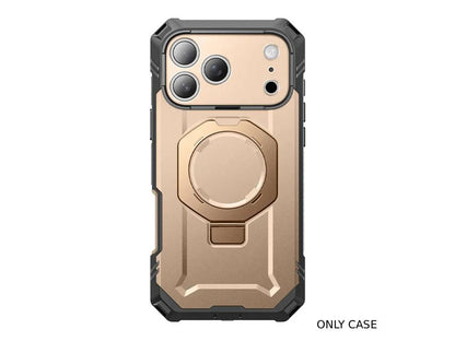 i-Blason Unicorn Beetle GRIP PRO MagSafe Case with HD Tempered Glass for iPhone 17 Pro - Gold