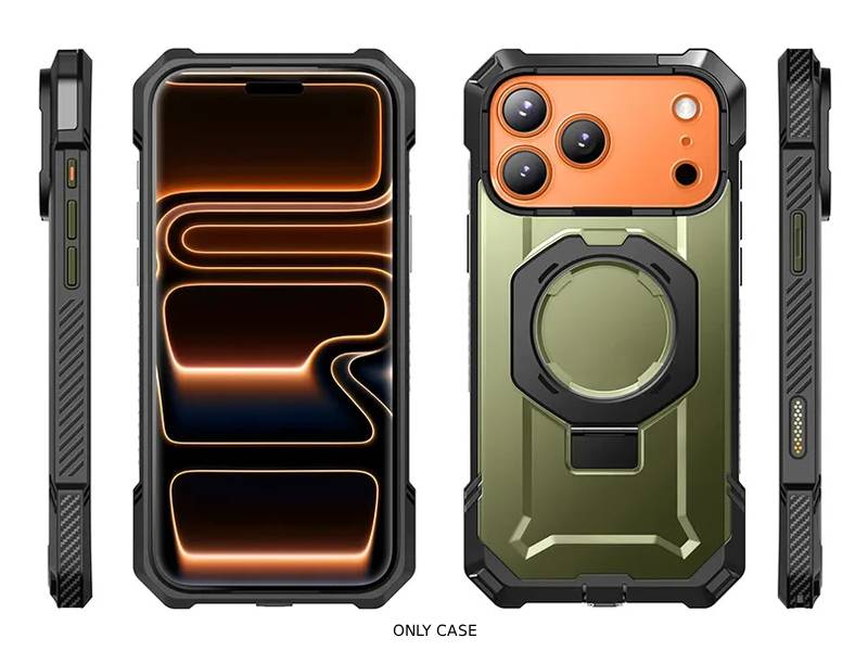 i-Blason Unicorn Beetle GRIP MagSafe Case for iPhone 17 Pro - Dark Green