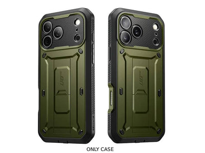 i-Blason Unicorn Beetle PRO Rugged Case with Built-in Screen Protector for iPhone 17 Pro - Dark Green