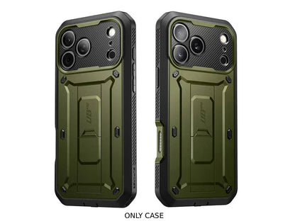 i-Blason Unicorn Beetle PRO Rugged Case with Built-in Screen Protector for iPhone 17 Pro - Dark Green
