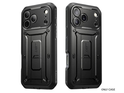 i-Blason Unicorn Beetle PRO Rugged Case with Built-in Screen Protector for iPhone 17 Pro - Black