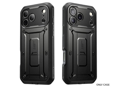i-Blason Unicorn Beetle PRO Rugged Case with Built-in Screen Protector for iPhone 17 Pro - Black
