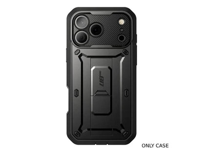 i-Blason Unicorn Beetle PRO Rugged Case with Built-in Screen Protector for iPhone 17 Pro - Black