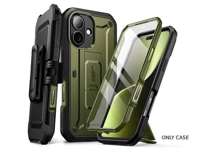 i-Blason Unicorn Beetle PRO Rugged Case with Built-in Screen Protector for iPhone 17 - Dark Green