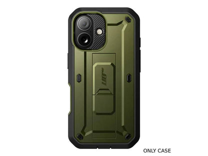 i-Blason Unicorn Beetle PRO Rugged Case with Built-in Screen Protector for iPhone 17 - Dark Green