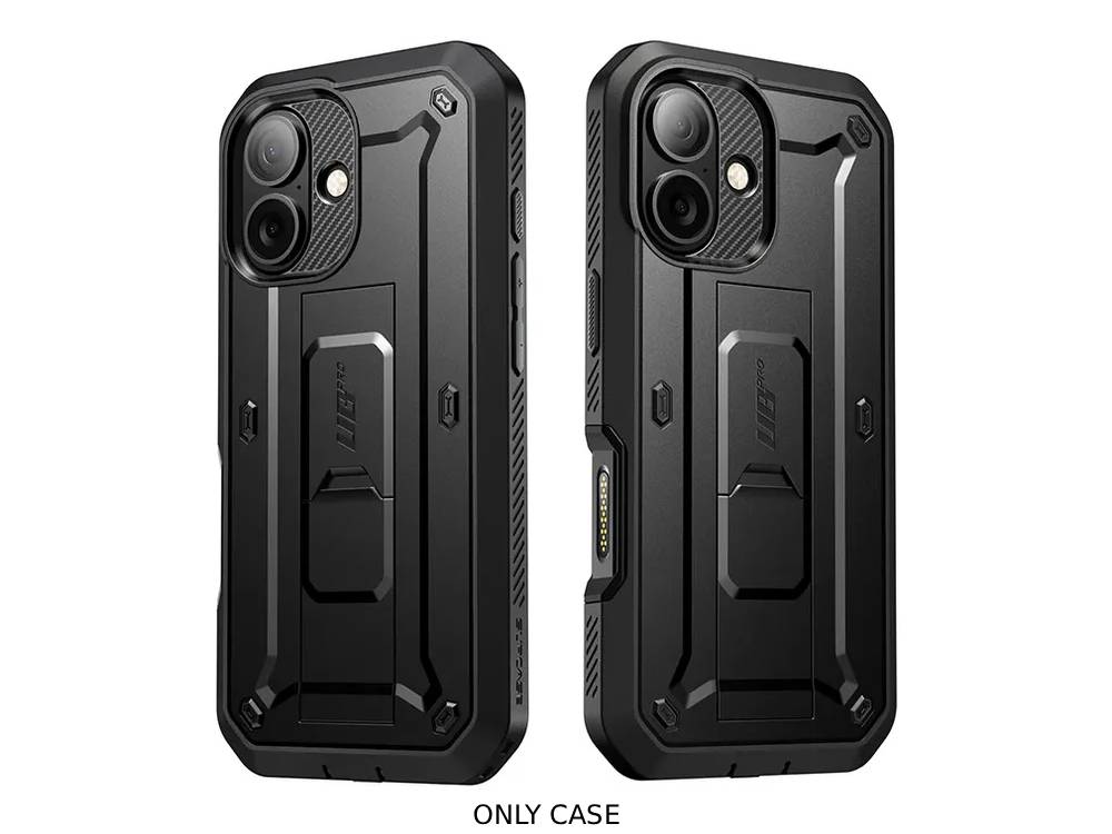 i-Blason Unicorn Beetle PRO Rugged Case with Built-in Screen Protector for iPhone 17 - Black