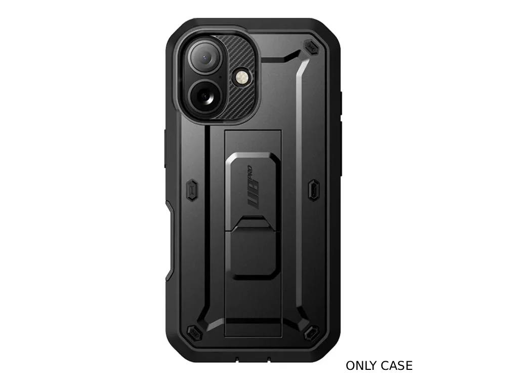 i-Blason Unicorn Beetle PRO Rugged Case with Built-in Screen Protector for iPhone 17 - Black