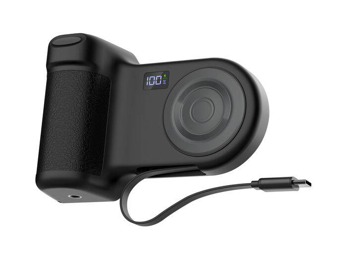 Belkin PowerGrip Magnetic Camera Grip with 9300mAh Power Bank - Charcoal