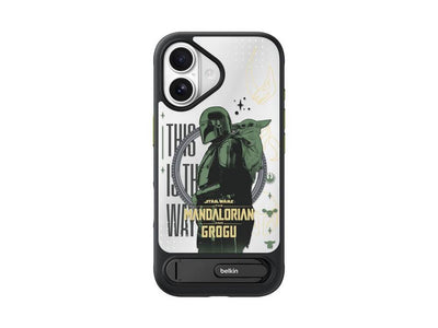 Belkin SheerForce Magnetic Case with Kickstand for iPhone 17 - Star Wars The Mandalorian and Grogu