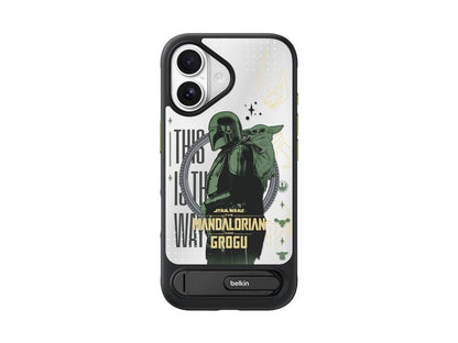 Belkin SheerForce Magnetic Case with Kickstand for iPhone 17 - Star Wars The Mandalorian and Grogu