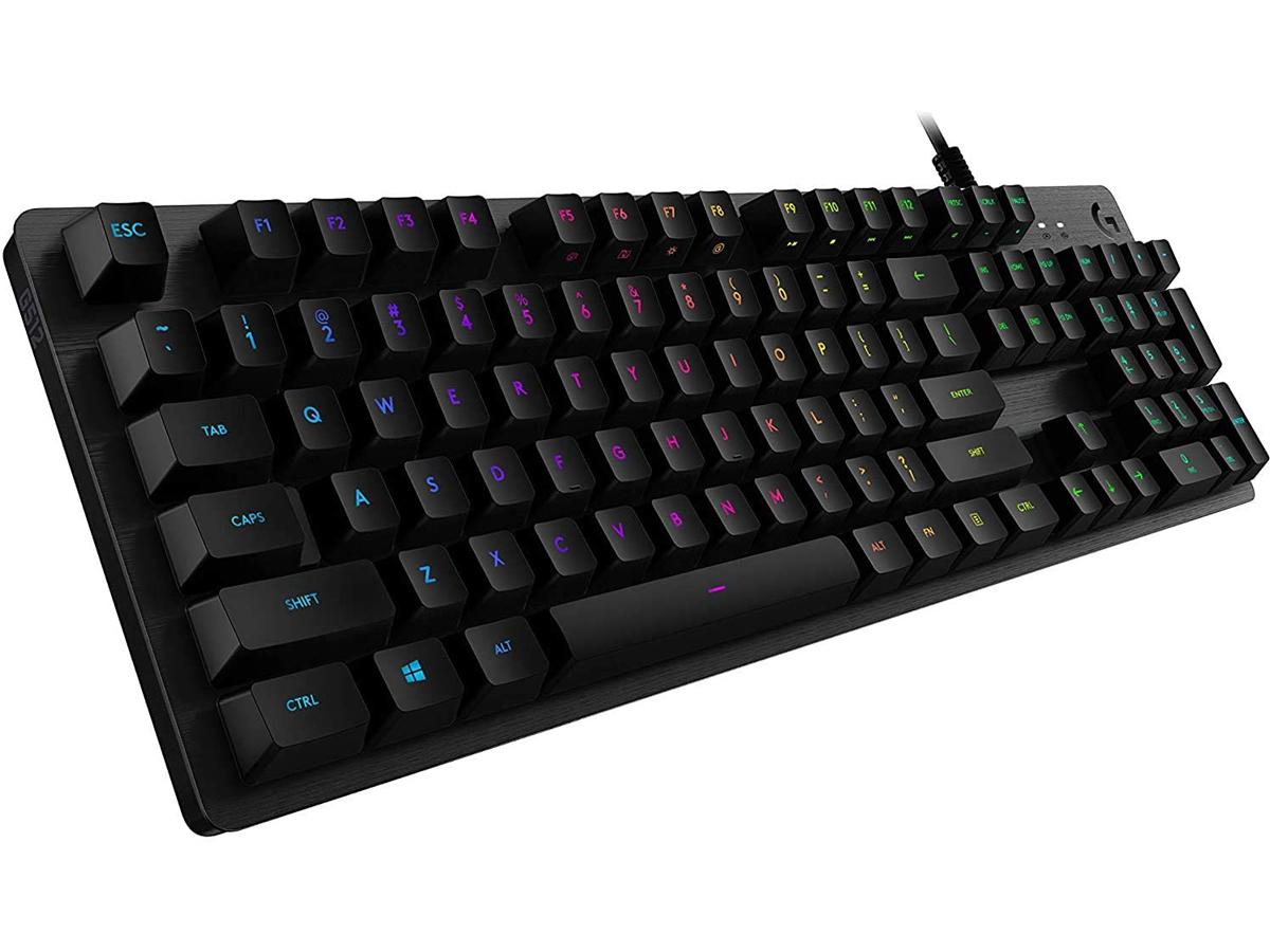 Logitech G512 Carbon RGB Mechanical Gaming Keyboard, GX Blue (Clicky) - Carbon - G512 CLICKY - US - view 2