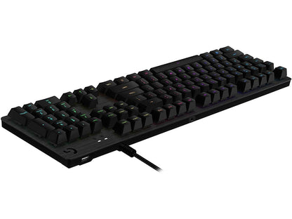 Logitech G512 Carbon RGB Mechanical Gaming Keyboard, GX Blue (Clicky) - Carbon - G512 CLICKY - US - view 3