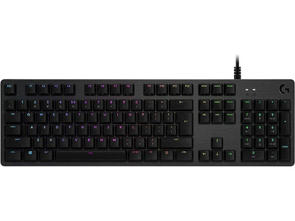 Logitech G512 Carbon RGB Mechanical Gaming Keyboard, GX Blue (Clicky) - Carbon - G512 CLICKY - US