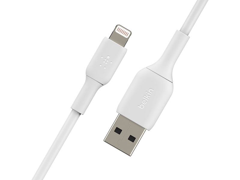 Belkin BoostCharge Lightning to USB-A Cable (1m / 3.3ft, White)
