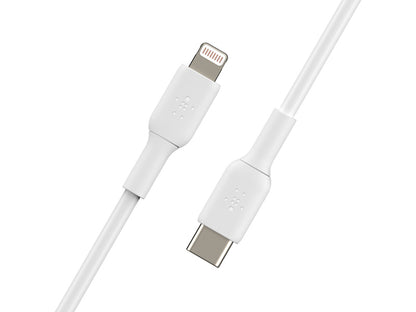 Belkin BoostCharge USB-C to Lightning Cable 1m (3.3 ft) - White