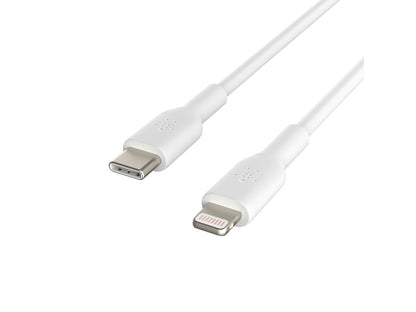 Belkin BoostCharge USB-C to Lightning Cable 1m (3.3 ft) - White