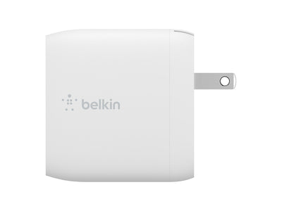 Belkin BoostCharge Dual USB-A Wall Charger 24W with Micro-USB Cable - White