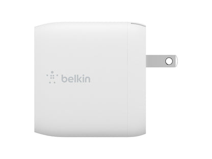 Belkin BoostCharge Dual USB-A Wall Charger 24W with Micro-USB Cable - White