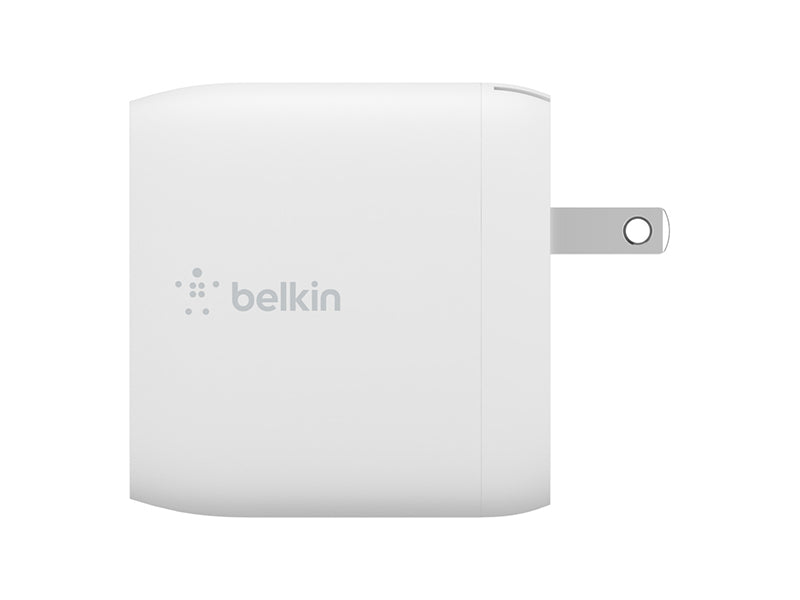 Belkin BoostCharge Dual USB-A Wall Charger 24W with Micro-USB Cable - White