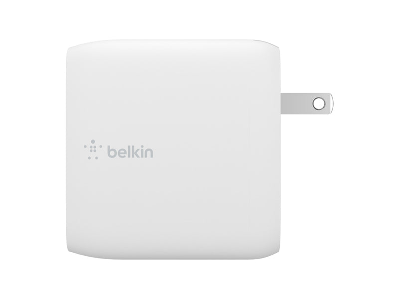Belkin BoostCharge Pro Dual USB-C GaN Wall Charger 68W - White