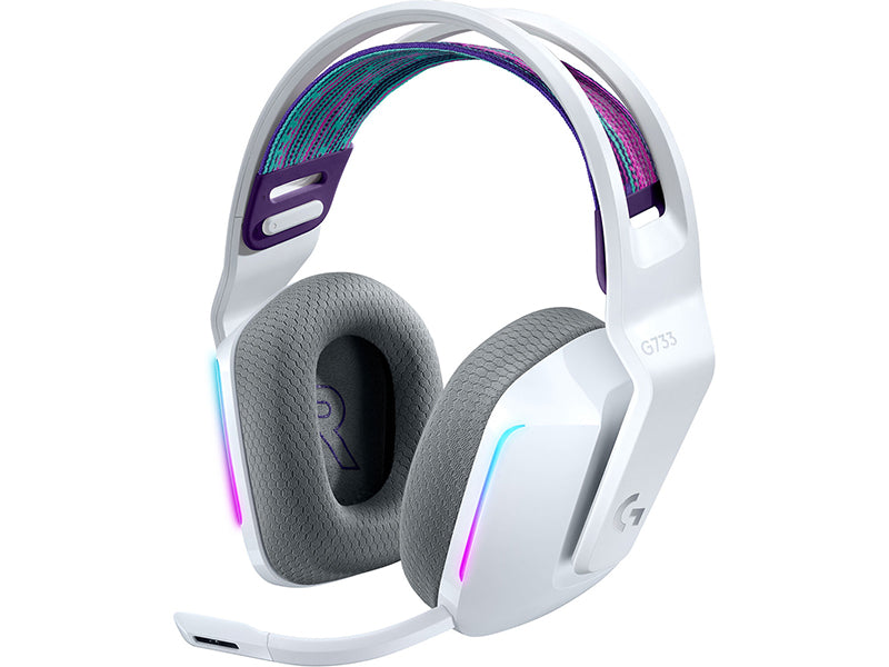 Logitech G733 Wireless Headset (White) - view 2