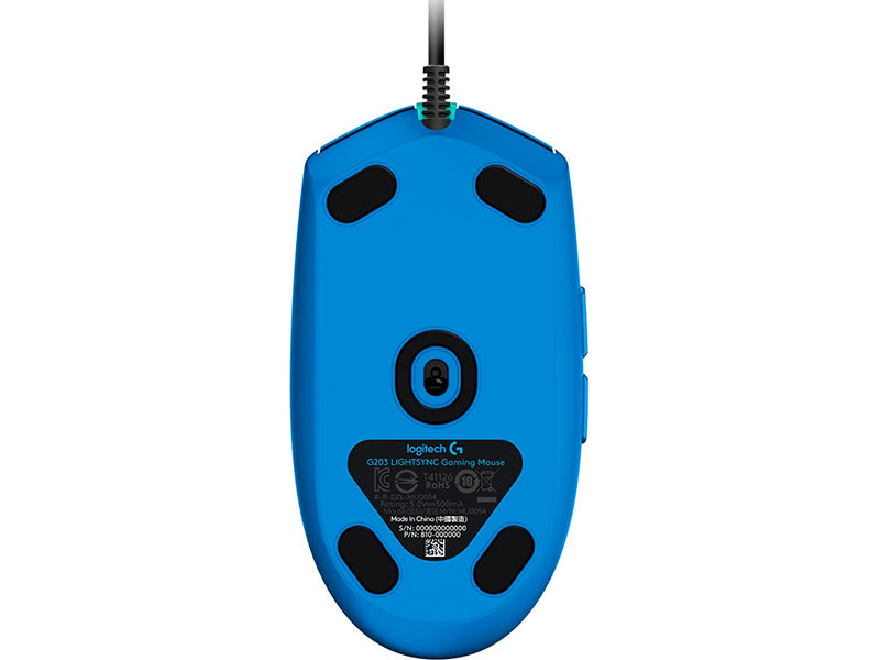 Logitech G203 LIGHTSYNC Gaming Mouse-Blu - view 5