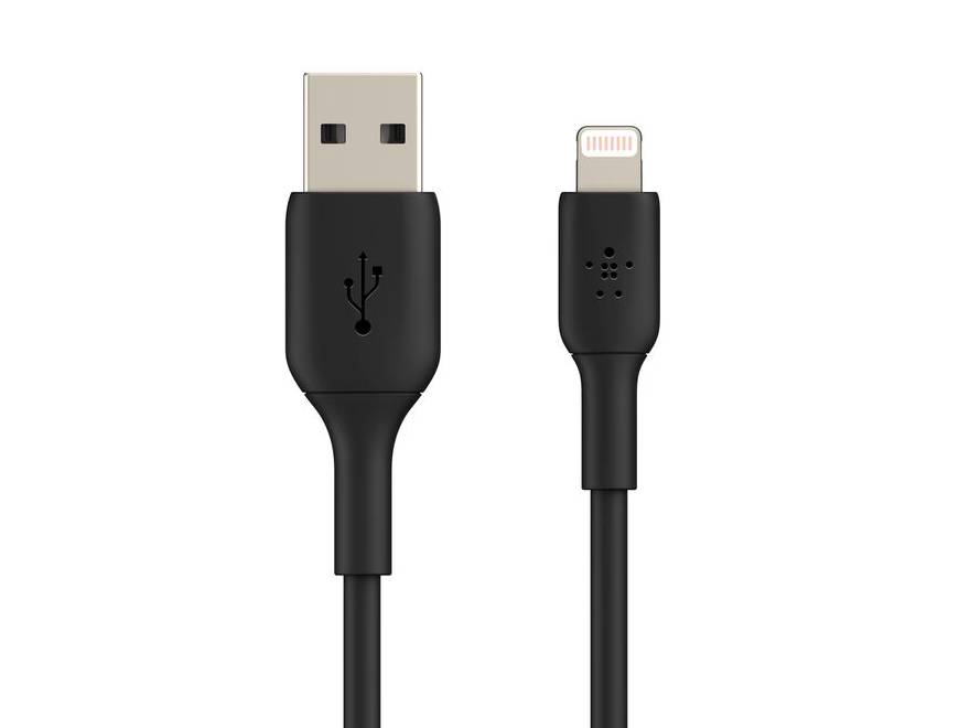 Belkin BoostCharge Lightning to USB-A Cable 15cm (0.5 ft) - Black