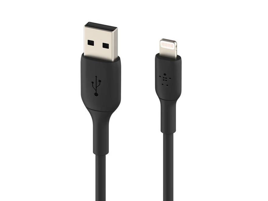 Belkin BoostCharge Lightning to USB-A Cable 15cm (0.5 ft) - Black
