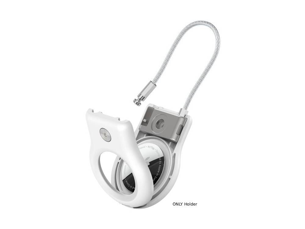 Belkin Secure Holder with Cable Tie for AirTag - White