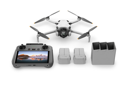 DJI Mini 4 Pro Fly More Combo Plus (DJI RC 2) Includes 3 Plus Batteries and Shoulder Bag