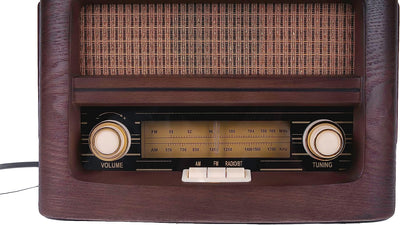 Fuse Vint Vintage Retro AM/FM Radio with Bluetooth and Wireless Charging
