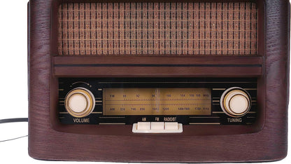 Fuse Vint Vintage Retro AM/FM Radio with Bluetooth and Wireless Charging
