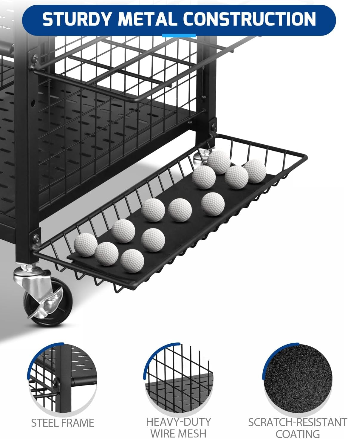 Ultimate Golf Storage Rack – Organize Bags, Clubs & Equipment with Ease