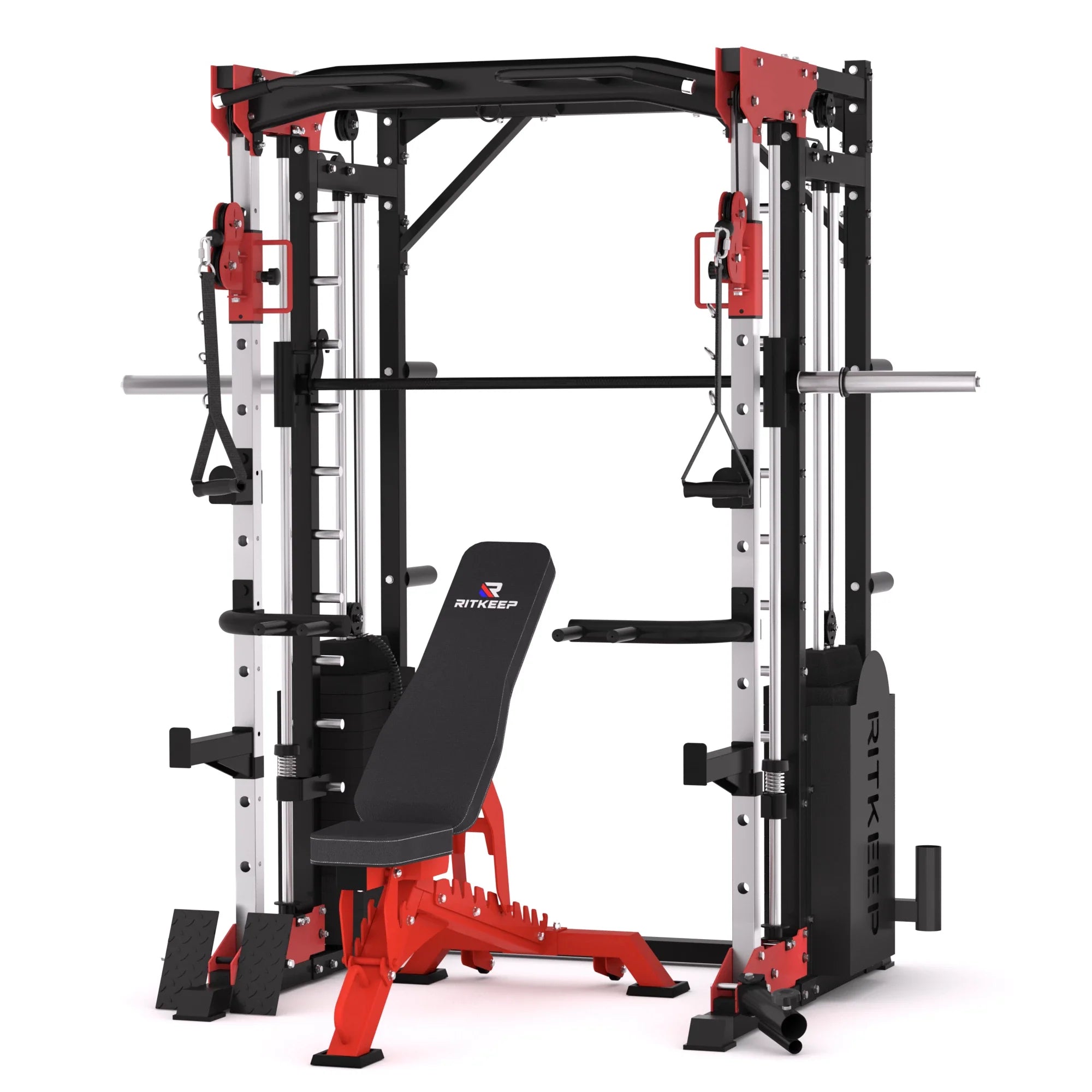 PMAX 5600 Home Gym Smith Machine with Integrated Weight System