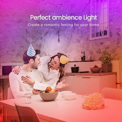 50 FT LED Strip Lights – Bluetooth Color-Changing Lights with Music Sync, Phone & IR Remote Control for Bedroom